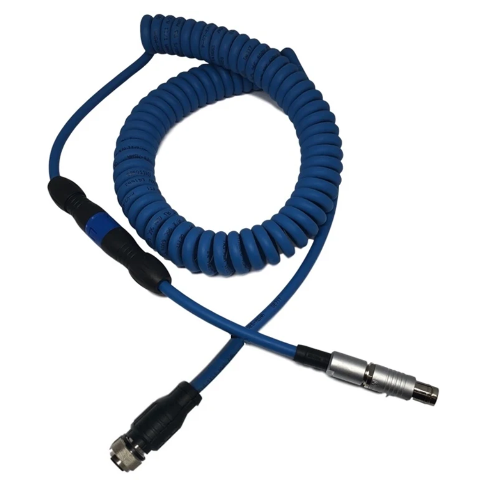 Cabo Triaxial Espiralado para SKF Microlog CMVA 90 – STI Vibration Monitoring