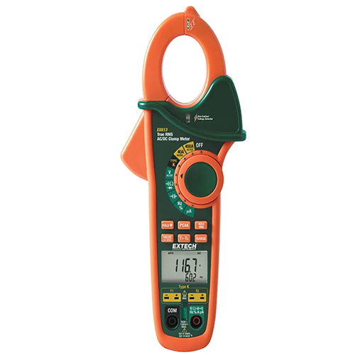 Alicate Amperímetro 200a ac detect v flash cat ii 